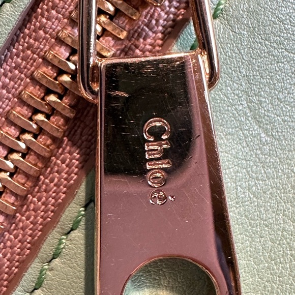 💯Authentic Chloe Mint Green Leather Handbag🍀 - Picture 13 of 16